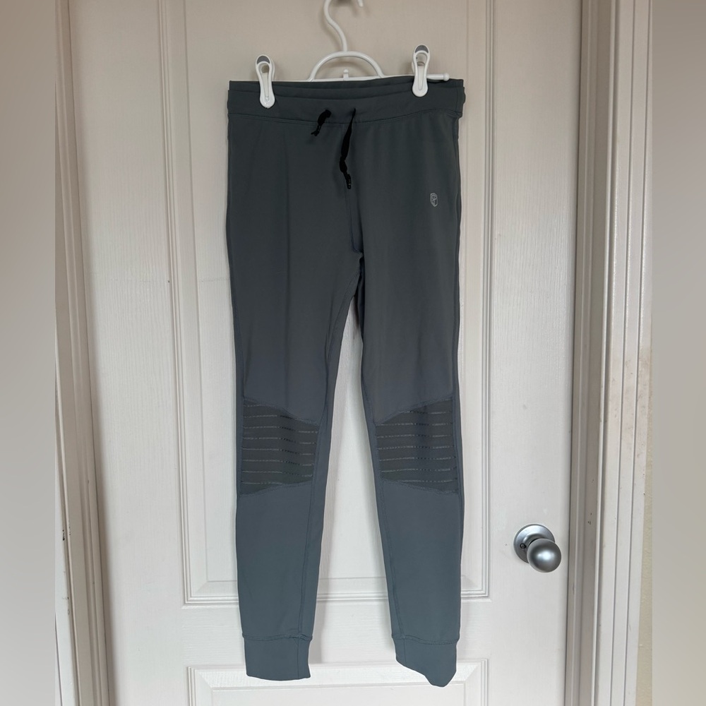 Born Primitive Dark Gray Leggings with Mesh Detail Sz S